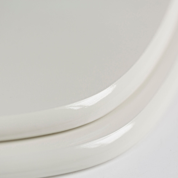 Assento Sanitário Formatos Thema com Fechamento Comum Oval MDF Biscuit Sicmol - Imagem 4