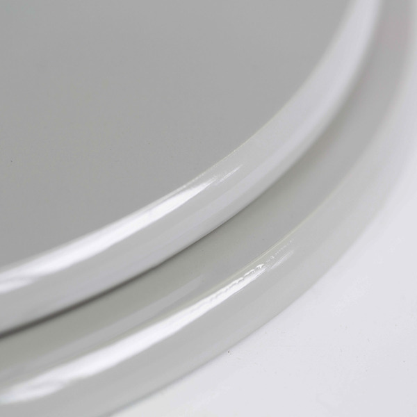 Assento Sanitário Formatos Riviera, Nexo e Smart com Fechamento Comum Quadrado MDF Cinza Sicmol - Imagem 4