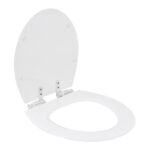 Assento Sanitário Convencional com Soft Close Oval Poliéster Branco Sensea