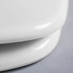 Assento Sanitário Almofadado Formatos Monte Carlo com Fechamento Comum Quadrado Espuma Gelo Astra - Imagem 4