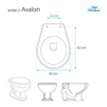 Assento Sanitário Avalon Bone (bege Claro) Para Vaso Ideal Standard - Imagem 5