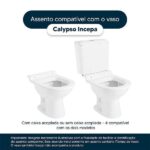 Assento Sanitário Calypso Biscuit (bege Claro) Para Vaso Incepa Laufen - Imagem 4