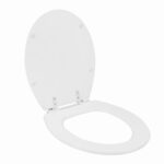 Assento Sanitário Convencional com Fechamento Comum Oval Poliéster Branco Sensea