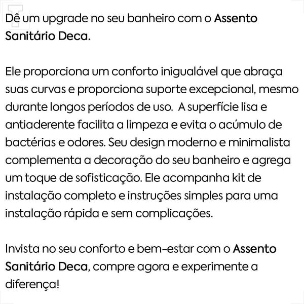 Assento Sanitário Deca Smart Ap.415b.17 Com Ducha E Luz Noturna Branco - Imagem 7