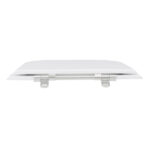 Assento Sanitário Formatos Gap com Fechamento Comum Quadrado Poliéster Branco Sensea - Imagem 5