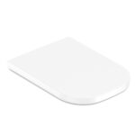 Assento Sanitário Formatos Elite com Soft Close Quadrado Polipropileno Branco Celite