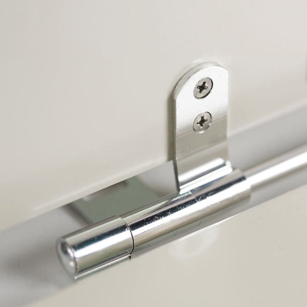 Assento Sanitário Formatos Vogue Plus e Etna com Fechamento Comum Quadrado MDF Creme Sicmol - Imagem 5