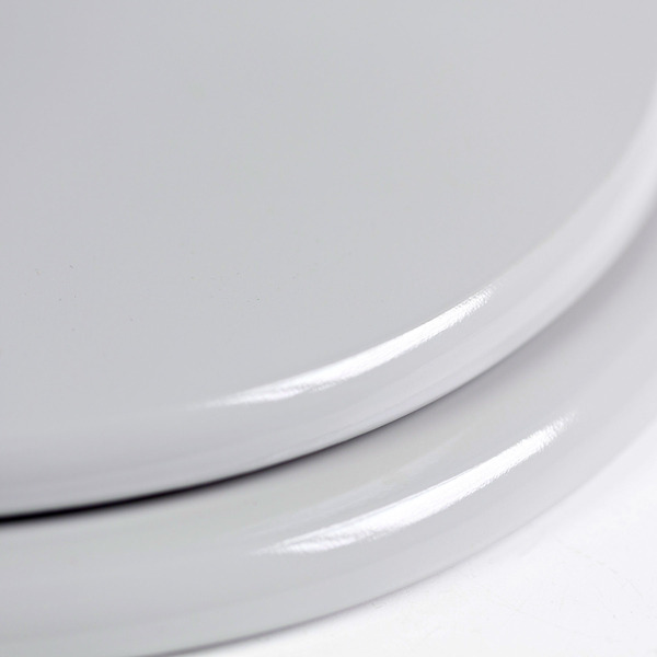 Assento Sanitário Formatos Vogue Plus e Etna com Fechamento Comum Quadrado MDF Cinza Real Sicmol - Imagem 4