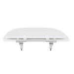 Assento Sanitário Formatos Monte Carlo com Fechamento Comum Quadrado Poliéster Branco Sensea - Imagem 4