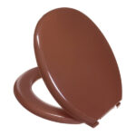 Assento Sanitário Convencional Espuma Marrom Fechamento Comum Astra - Imagem 3