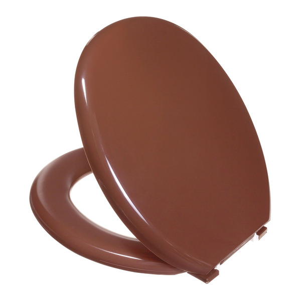 Assento Sanitário Convencional Espuma Marrom Fechamento Comum Astra - Imagem 3