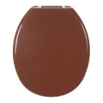 Assento Sanitário Convencional Espuma Marrom Fechamento Comum Astra - Imagem 2