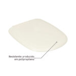 Assento Sanitário Sabatini Polipropileno Palha Fechamento Suave Tupan - Imagem 3