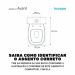 Assento Sanitario Soft Close Branco Incepa - Unico - Imagem 7