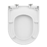 Assento Sanitário Formatos Carrara com Soft Close Quadrado Termofixo Branco Deca - Imagem 8