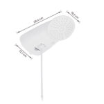 Chuveiro Elétrico Multitemperatura 220V 6400w Branco Redondo Top Jet Lorenzetti - Imagem 7