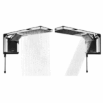 Chuveiro Acqua Duo Preto/cromado 220v7800w Lorenzetti - Imagem 4