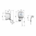 Chuveiro Cardal Florenza Multitemperaturas Branco 127v - 5500w - Imagem 3