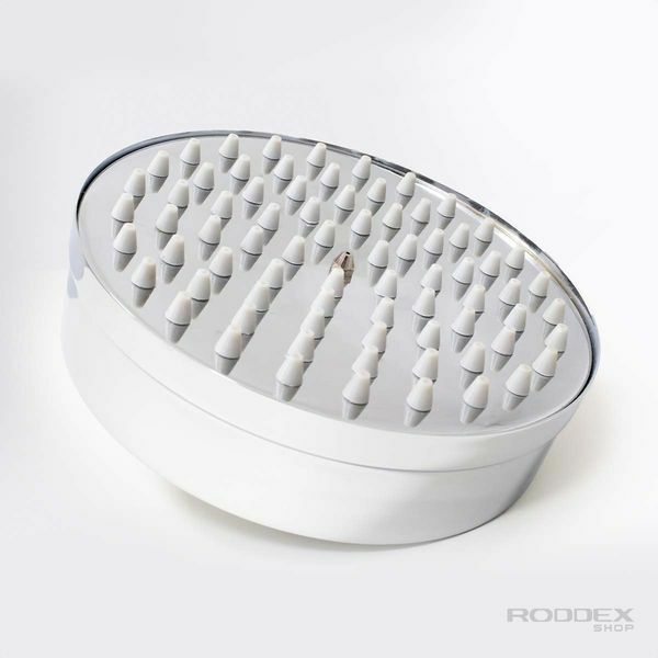 Chuveiro Com Braço Em Inox Cromado E Crivo De Abs - Imagem 4