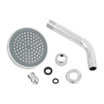 Chuveiro Ducha A Gás Articulado 10x10 Quente E Frio Redondo Cromado Abs - Imagem 4