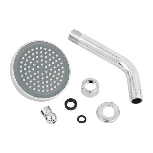 Chuveiro Ducha A Gás Articulado 10x10 Quente E Frio Redondo Cromado Abs - Imagem 4