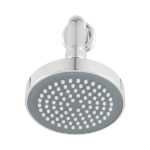 Chuveiro Ducha A Gás Articulado 10x10 Quente E Frio Redondo Cromado Abs - Imagem 2