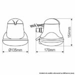 Chuveiro Ducha Faminho Black Fame 4t 127v~5400w - Imagem 4