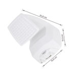 Chuveiro Elétrico Multitemperatura 127V (110V) 5500w Branco Quadrado Futura Lorenzetti - Imagem 4