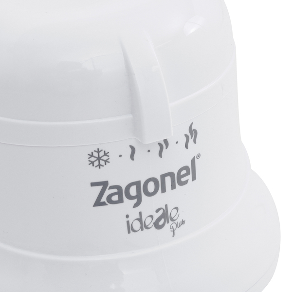 Chuveiro Elétrico Multitemperatura 127V (110V) 5500w Branco Redondo Ideale Plus sem Cano Zagonel - Imagem 3