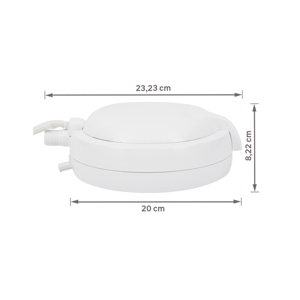 Chuveiro Elétrico Multitemperatura 220V 6800w Branco Redondo Fashion Lorenzetti - Imagem 7