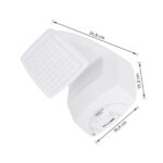 Chuveiro Elétrico Multitemperatura 220V 6800w Branco Quadrado Futura Lorenzetti - Imagem 5