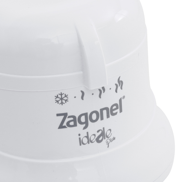 Chuveiro Elétrico Multitemperatura 220V 6800w Branco Redondo Ideale Plus sem Cano Zagonel - Imagem 4