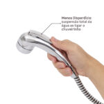 Chuveiro Elétrico Multitemperatura 220V 7800w Cromado Redondo Potenza Cardal - Imagem 7