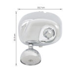 Chuveiro Elétrico Multitemperatura 220V 7800w Cromado Redondo Potenza Cardal - Imagem 8