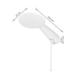 Chuveiro Elétrico Eletrônico 127V (110V) 5500w Branco Redondo Advanced Lorenzetti - Imagem 7