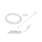 Chuveiro Elétrico Eletrônico 220V 4500w Branco Redondo com Resistência Blindada Advanced Lorenzetti - Imagem 6