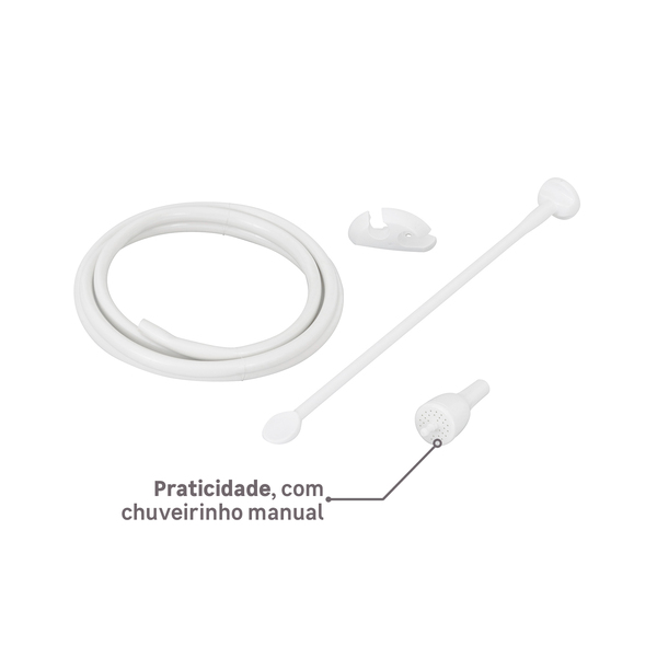 Chuveiro Elétrico Eletrônico 220V 4500w Branco Redondo com Resistência Blindada Advanced Lorenzetti - Imagem 6