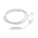 Chuveiro Elétrico Eletrônico 220V 7500w Branco Redondo Moment Zagonel - Imagem 6