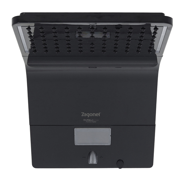 Chuveiro Elétrico Híbrido Eletrônico com Visor Digital 220V 7500w Preto Quadrado Ducali Premium Digital Zagonel - Imagem 4