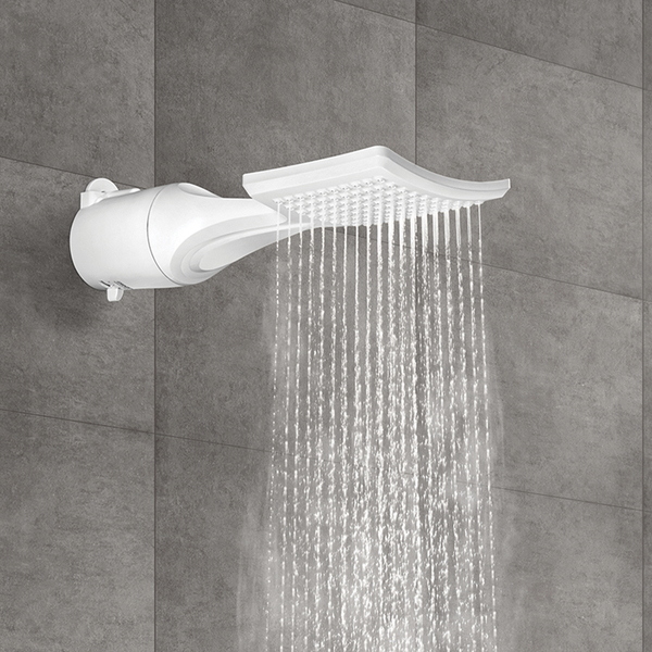 Chuveiro Elétrico Loren Mostrarer Multitemperatura 5500W 127V (110V) Branco Lorenzetti - Imagem 4