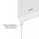 Chuveiro Elétrico Eletrônico 220V 6800w Branco Quadrado Acqua Duo Ultra Lorenzetti - Imagem 8
