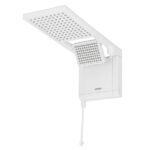 Chuveiro Elétrico Eletrônico 220V 7800w Branco Quadrado Acqua Duo Ultra Lorenzetti