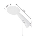 Chuveiro Elétrico Eletrônico 220V 7500w Branco Redondo com Pressurizador Advanced Lorenzetti - Imagem 10