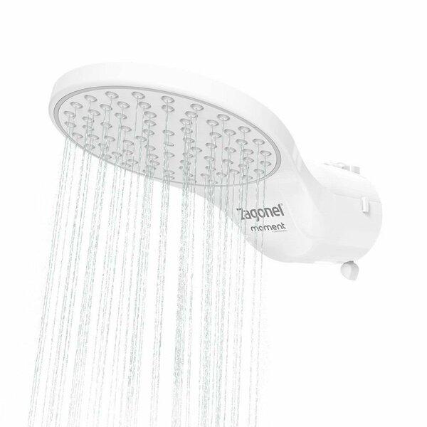 Chuveiro Zagonel Moment 4 Temperaturas Branco 127v - 4400w - Imagem 3