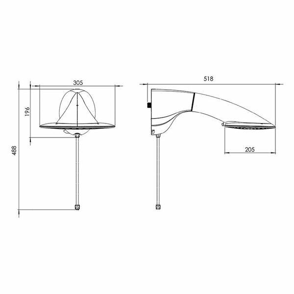 Chuveiro Elétrico Eletrônico 220V 7700W Branco Optima Eletrônica Turbo Zagonel - Imagem 7