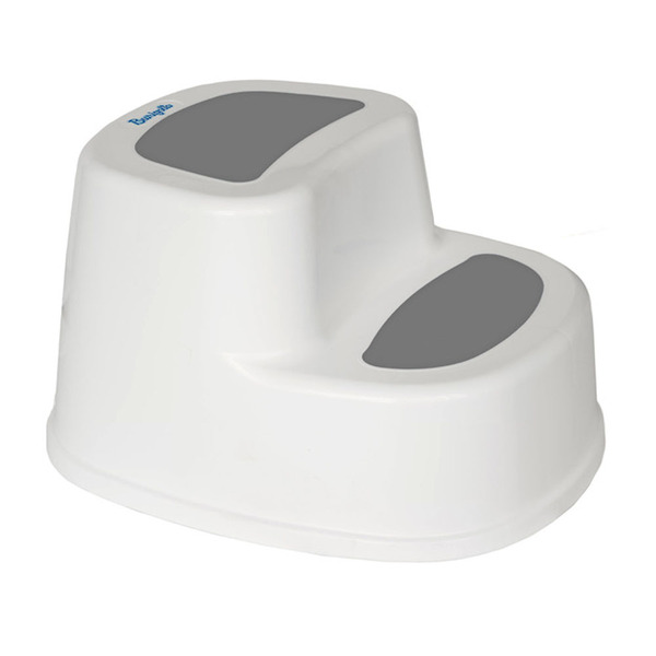 Degrau Burigotto Steppy 2 Em 1 Branco Com Cinza - Imagem 3