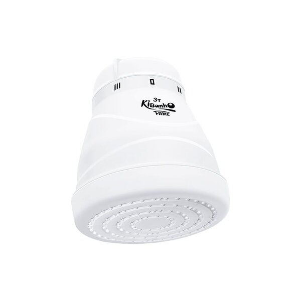 Ducha 3t 5400 Watts Ki Banho 220v Cor Branco Fame - Imagem 2