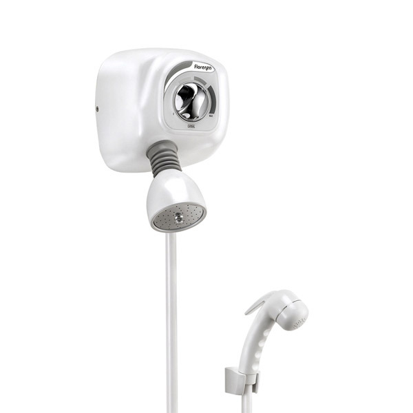 Chuveiro Elétrico Multitemperatura 220V 7800w Branco Redondo Florenza Cardal