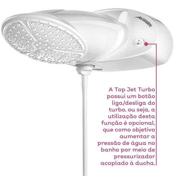 Ducha Lorenzetti Top Jet Tur Elet 6800w/220v - Imagem 6