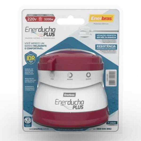 Enerducha Plus 127/5400w - Enerbras Vinho 3001-e/vl1 - Imagem 9